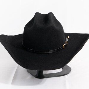 Cowboy King (20X) - Wool Cowboy Hat - Size 6 7/8 - Black